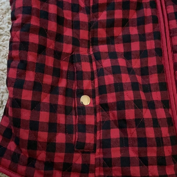 Buffalo Plaid Fashion Vest - Picture 2 of 4